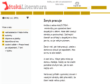 Tablet Screenshot of detskaliteratura.cz